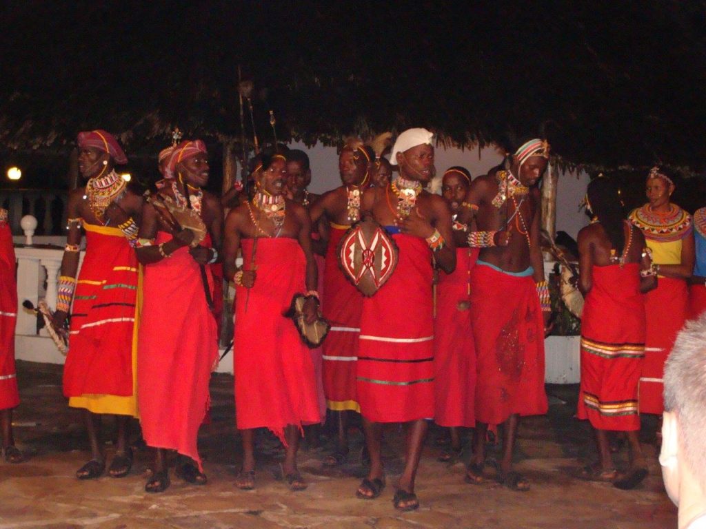 Kenia - lokalny taniec
