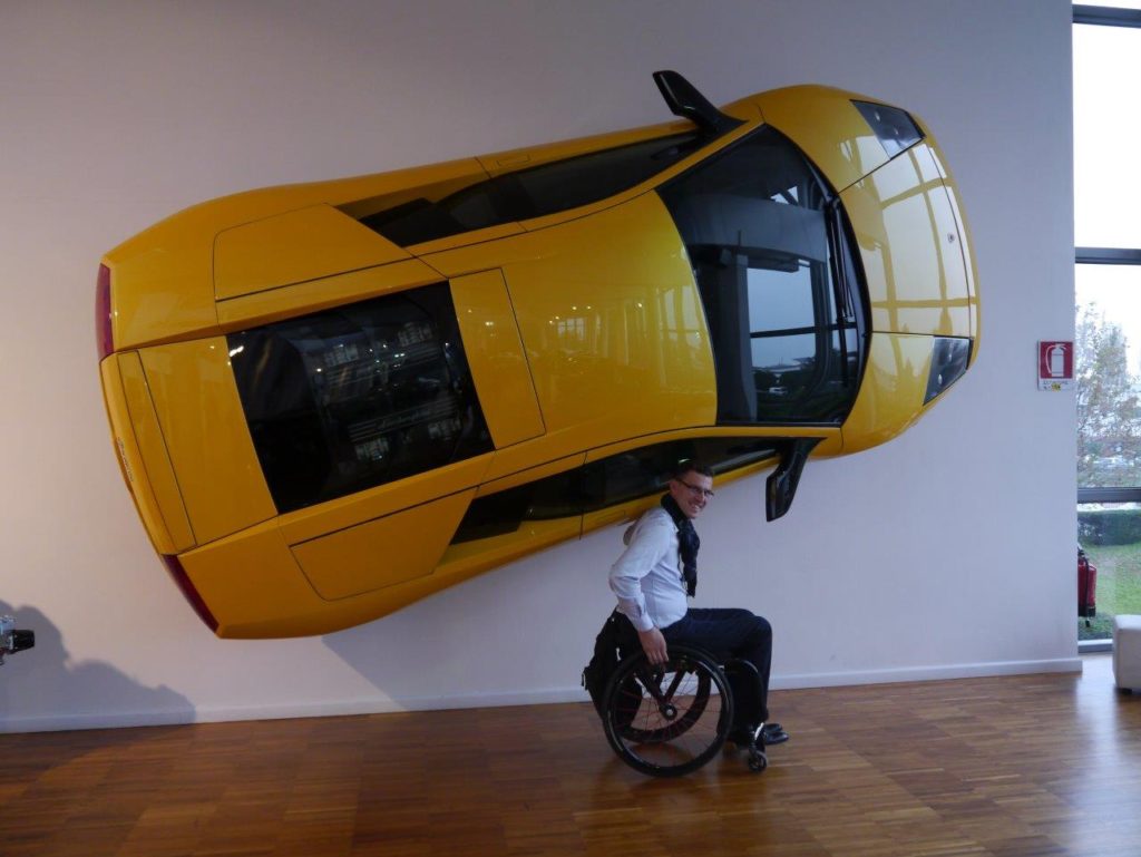 Ekspozycja Lamborghini w muzeum marki