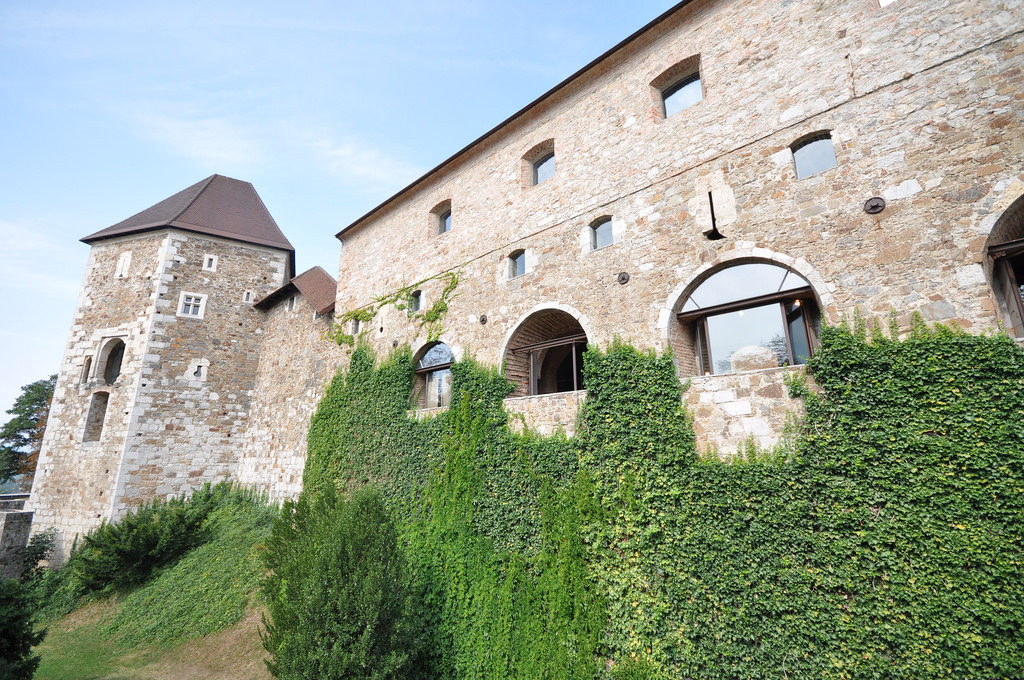 Lublana, Słowenia, zamek, wózek elektryczny, turystyka bez barier, wózek inwalidzki 
