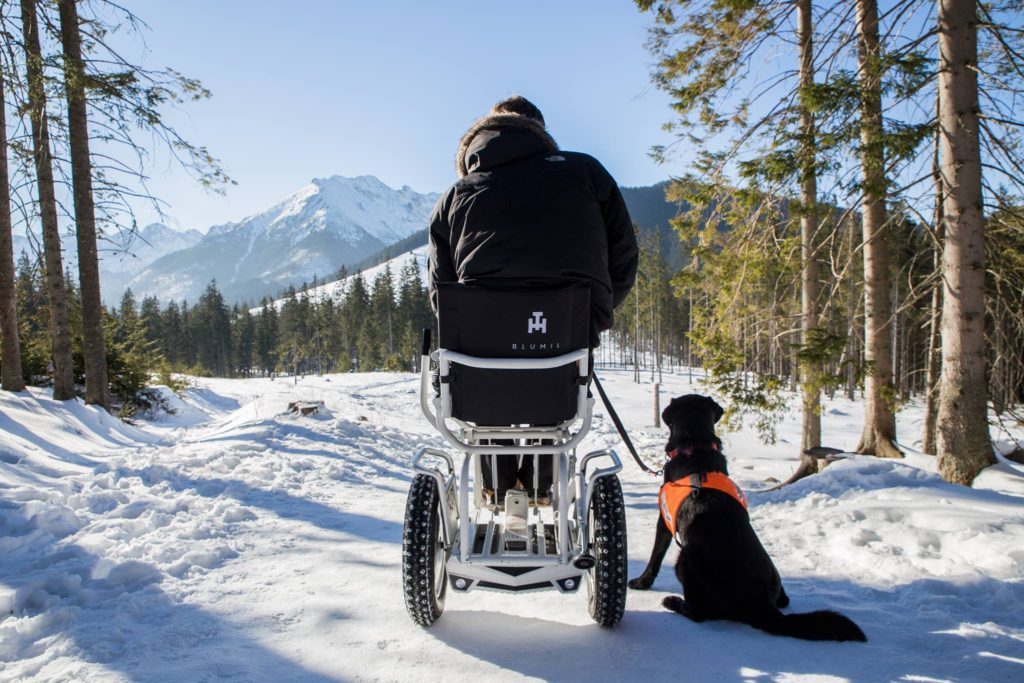 Góry dla niepełnosprawnych, wózek elektryczny, wózek inwalidzki, turystyka bez barier