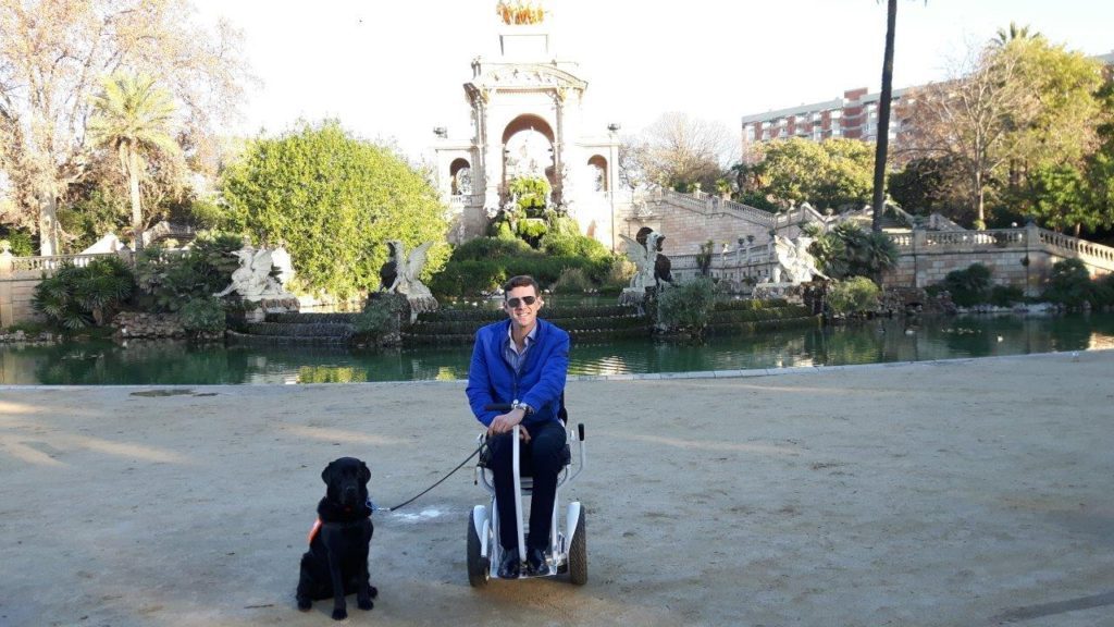 wózek elektryczny, wózek inwalidzki, Barcelona, Hiszpania, podróże, podróże dla niepełnosprawnych